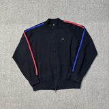 Corteiz Jacket Zipper Red and Blue Hem Cardigan