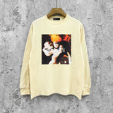 Purple Brand Long Sleeve T-Shirt Fashion Loose Long Sleeve Top