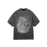 Mens Vintage T-Shirts REPRESENT FW24 Hercules Sculpture Printed Short Sleeve T-Shirt