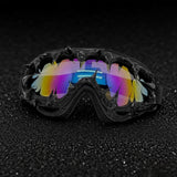 Trendy punk glasses gothic dark style