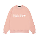 Purple Brand Sweatshirt Loose Crew Neck Sweater