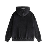 Purple Brand Distressed Hoodie Fashion Old Loose Hooded Sweater