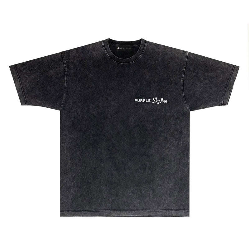 Purple Brand Distressed T Shirts Short Sleeve
