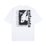 ERD T Shirts Cartoon Print Loose-Fitting Casual T-shirt