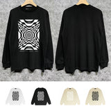 Purple Brand Long Sleeve T-Shirt Fashion Loose Long Sleeve Top