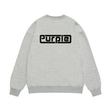 Purple Brand Sweatshirt Loose Crew Neck Sweater