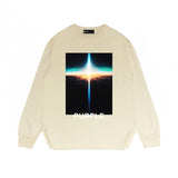 Purple Brand Long Sleeve T-Shirt Fashion Loose Long Sleeve Top