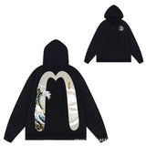 Evisu Hoodie print men and women