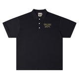Gallery Dept T-Shirt Alphabet Slogan Lapel Short Sleeve Polo Shirt