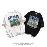 Men T-Shirts Short-Sleeved T-shirt Men's Summer Couple Loose Casual