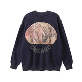 Jesus Is King T Shirt Big Talker Fashion Brand High Street Casual Loose Couple Fog round Neck Sweater Ins