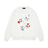 Purple Brand Sweatshirt Loose Crew Neck Sweater