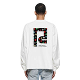 Purple Brand Long Sleeve T-Shirt Fashion Loose Long Sleeve Top