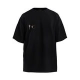 Unisex T-Shirts Thug Club Silver Versatile Solid Color Trendy Tee