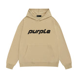 Purple Brand Hoodie Fashion Loose Hooded Sweater