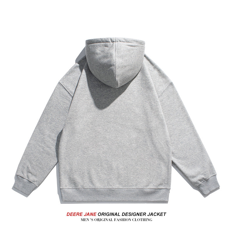 Men Cardigan Hoodie Spring Sweater Men's Spring and Autumn Loose Casual Jacket