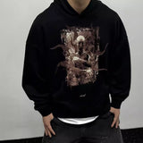 Men Vintage T-Shirts Autumn and winter vintage washing water do old attack giant