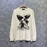 Purple Brand Long Sleeve T-Shirt Fashion Loose Long Sleeve Top