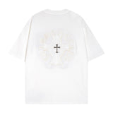 CHH Chrome Heart T Shirts Crowe T-Shirt Summer Short Sleeve Street Hip Hop