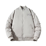 Mens Vintage Jackets Padded Jacket Baseball Jacket Embroidered Cotton Jacket