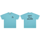Gallery Dept T-Shirt Alphabet Slogan Short Sleeve T-Shirt