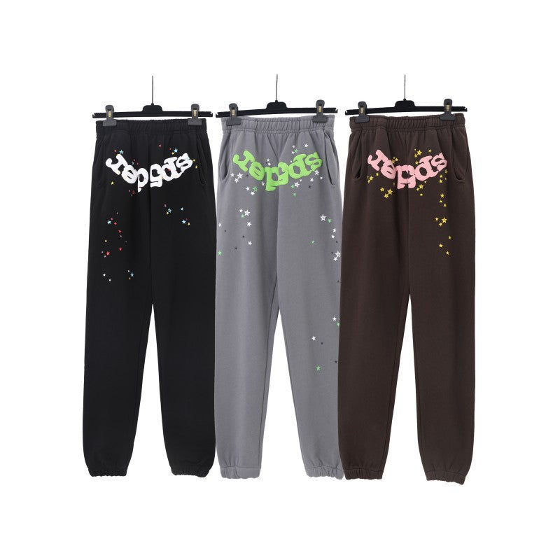 Sp5der Outfit: Hoodie/Sweatpants (Separate Purchase Options) Spider Web Three-Dimensional Foaming