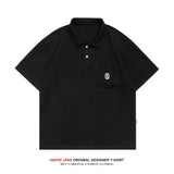 Men T-Shirts Polo Shirt Men's Short-Sleeved T-shirt Summer Couple Loose Casual