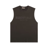 Fog Essentials tank spring summer FOG letter crew neck vest