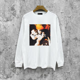 Purple Brand Long Sleeve T-Shirt Fashion Loose Long Sleeve Top