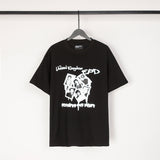ERD T Shirts Short Sleeve Logo Cartoon Print Loose