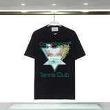 Casablanca T Shirts Fashion Casual Crew Neck Tee