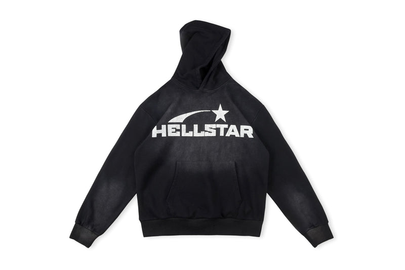 HS Hoodie Vintage Distressed Crack Print