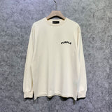 Purple Brand Long Sleeve T-Shirt Fashion Loose Long Sleeve Top
