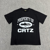 Corteiz T Shirt Short Sleeve Letter Flower