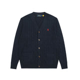 Ralph Lauren Knitted sweaters Ralph Pony standard autumn and winter cardigan sweater women's V-neck long sleeves