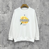 Purple Brand Sweatshirt Loose Crew Neck Sweater