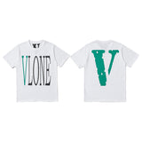 Vlone T Shirts Short Sleeve Men's and Women's T-shirt