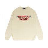 Purple Brand Long Sleeve T-Shirt Fashion Loose Long Sleeve Top
