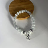 Chrome Heart Bracelet Vintage Cross Ornament