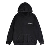 Purple Brand Distressed Hoodie Fashion Old Loose Hooded Sweater