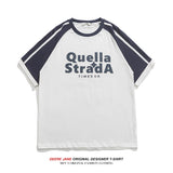 Men's T-Shirts Summer Short-Sleeved T-shirt Men's and Women's Loose Casual Cotton