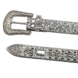 Hip-hop punk rhinestone belt fashionpunk style