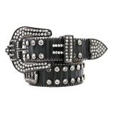 Hip-hop punk rhinestone belt rhinestone crown