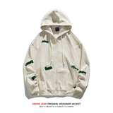 Men Cardigan Hoodie Spring Sweater Men's Spring and Autumn Loose Casual Jacket