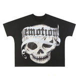 Mixed Emotion T-Shirt MIXED EMOTION Boxy Crew Neck Loose Short Sleeve