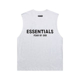 Fog Essentials tank spring summer FOG letter crew neck casual vest