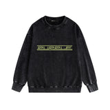 Purple Brand Distressed Sweatshirt Retro Vintage Crew Neck Sweater