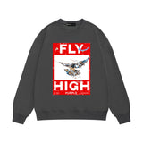 Purple Brand Sweatshirt Loose Crew Neck Sweater