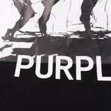 Purple Brand T Shirts Spot Purple Br Summer Cotton Double Yarn Crew Neck Short Sleeve