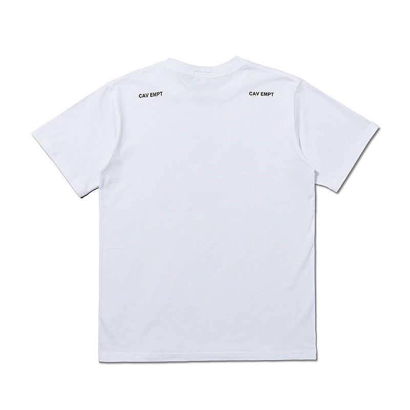 C.e t shirts spring and summerletterprinting round neck pullover men's and women's short sleeves
